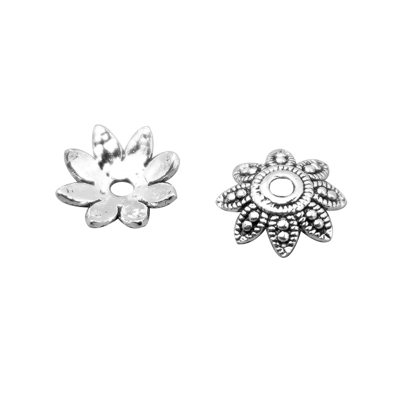 宝城 s925纯银镂空花托花帽隔片泰银配件DIY水晶手链项链饰品配饰,淘宝优惠券,粉丝福利购,淘宝优惠卷