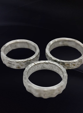 镍铁陨石戒指瑞典M铁陨石指环陨石坑个性玄铁天铁天外来客