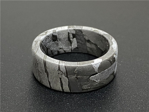 上新 特价陨铁戒指保真天铁陨石指环 瑞典M铁 阿勒泰铁陨石 塔扎2 - 图2