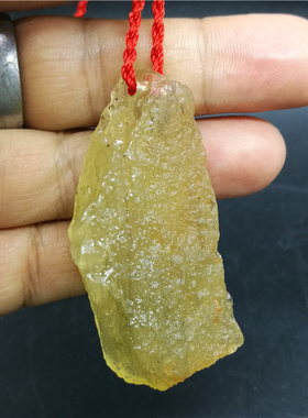 利比亚玻璃陨石挂件埃及吊坠