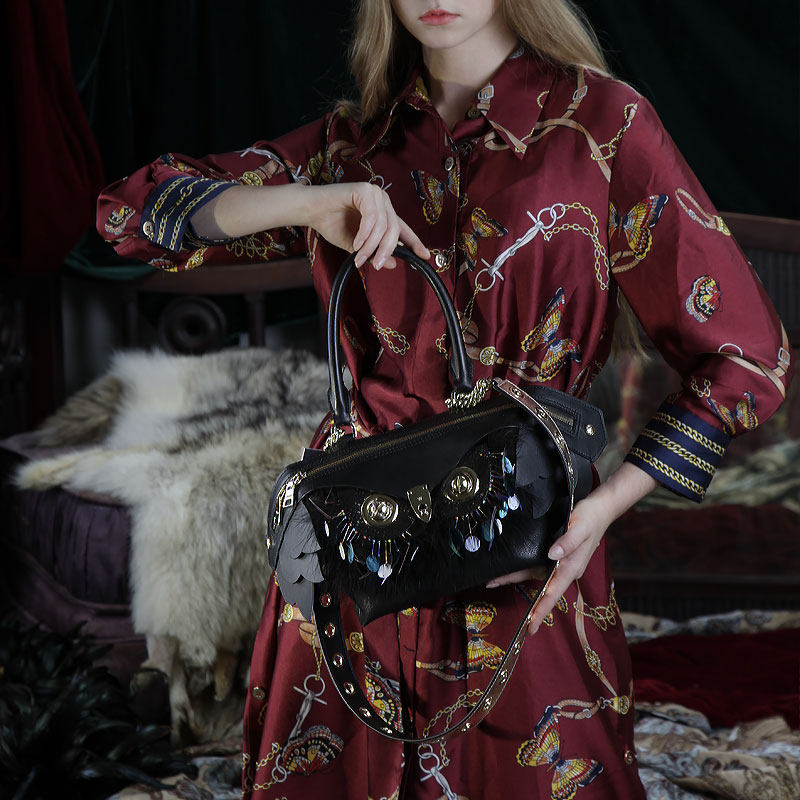 wanaccessory牛皮换脸aile波士顿包 WANACCESSORY旗舰女士包袋