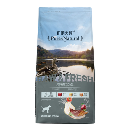 豆柴狗粮鸭肉梨去泪腺狗粮四拼狗粮全犬期通用型伯纳天纯营养冻干 - 图1