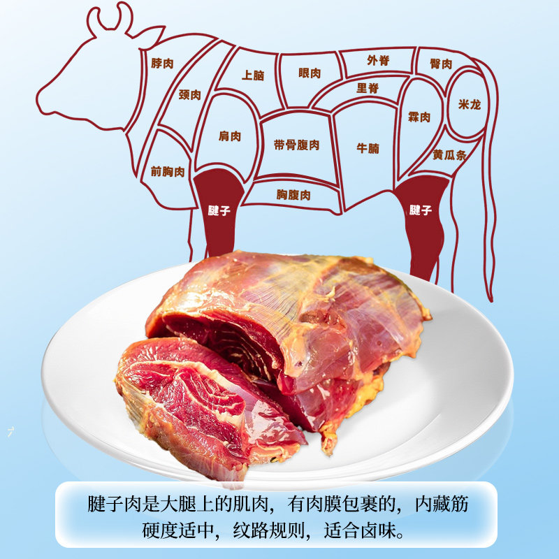 草原惠成原味牦牛腱子肉即食熟食真空牛肉腱子小包装150g,淘宝优惠券,粉丝福利购,淘宝优惠卷