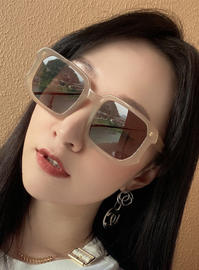 上野眼镜韩国accrue板材大框墨镜