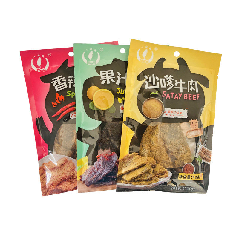 上海小辣椒果汁110g沙嗲手撕牛肉干 易超食品牛肉类