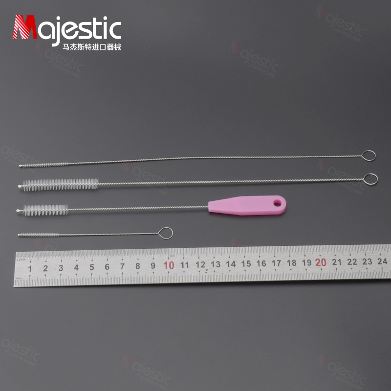 牙料材料清洁毛刷吸唾管骨粉输送器清洗小刷子输通器口腔器械工具 - 图2