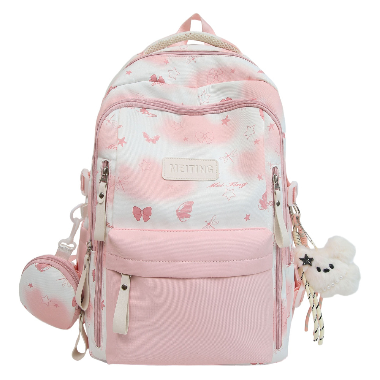 初中生书包女生小学生2025新款大容量高中生可爱轻便护脊旅行背包,淘宝优惠券,粉丝福利购,淘宝优惠卷