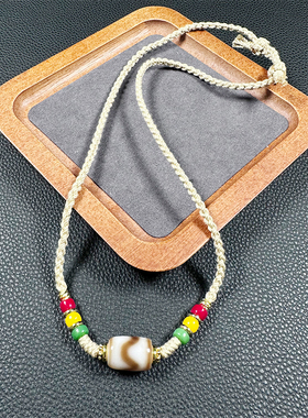 藏式手编天珠锁骨链多样性发货