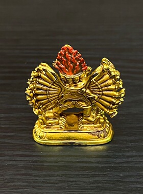 【藏玺·物与悟/缘】铜精工雕刻大威德金刚吊坠藏式风格F像挂坠