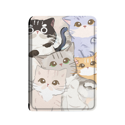 猫咪适用于kindle卡通scribe可爱paperwhite4亚马逊oasis3少女心2咪咕kpw5/voyage/6寸阅读器壳保护套电子书 - 图0