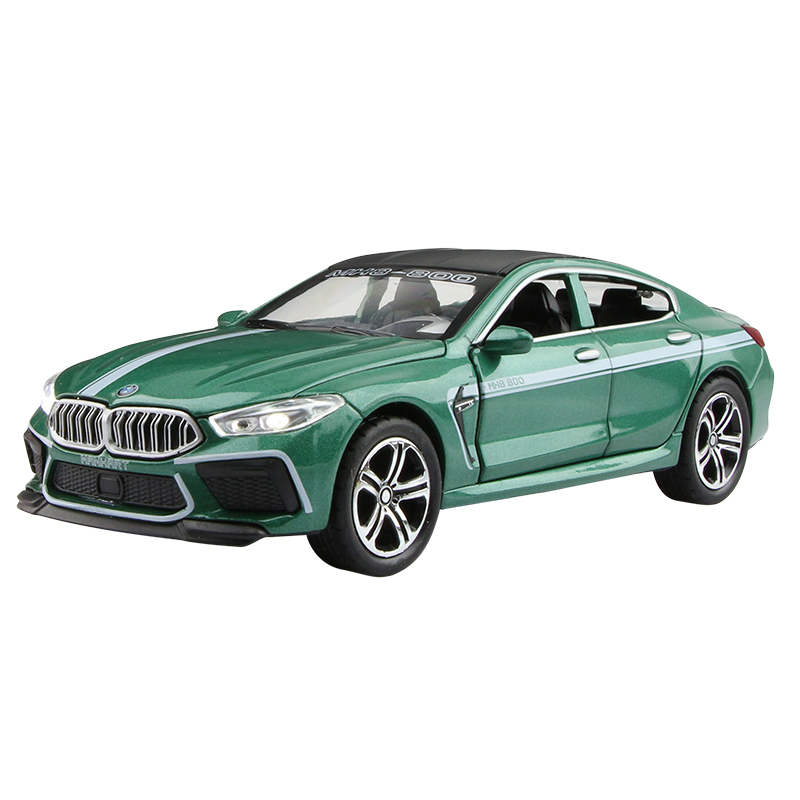 宝马M8雷霆版跑车模型仿真汽车摆件精品收藏合金玩具车男生礼物车 - 图3