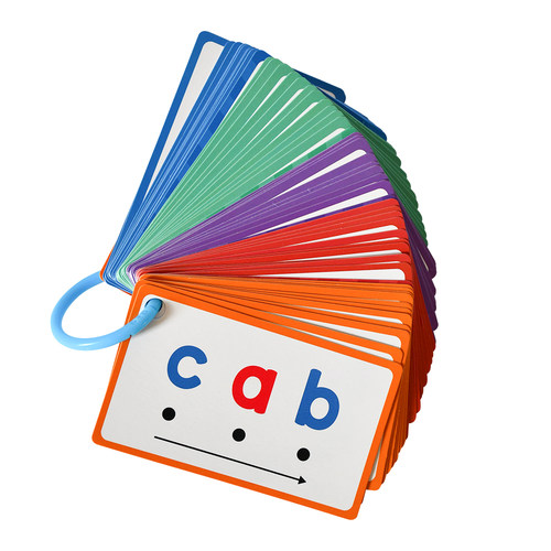 英语CVC拼读训练单词卡发音规则入门儿童早教益智闪卡可反复擦写 - 图2