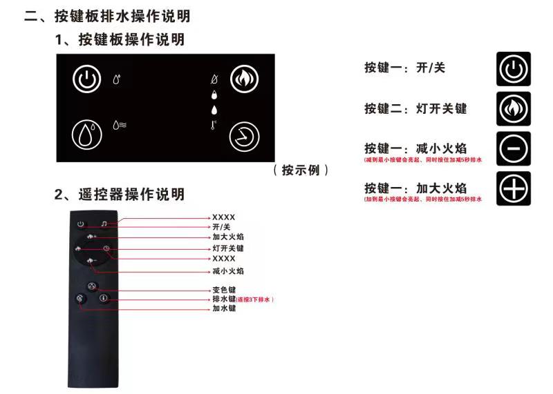 3d雾化壁炉仿真火焰嵌入式火焰加湿器客厅装饰家用-图0