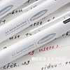 Three-color gel pen for note-taking, multi-color in one