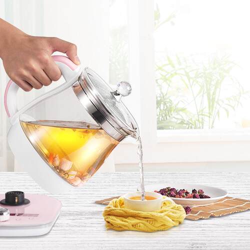 正迈养生壶电热烧水壶全自动煮茶器多功能加厚玻璃燕窝电炖盅杯锅 - 图0