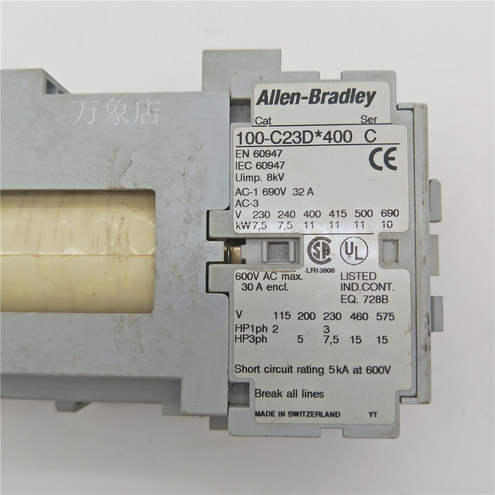 Allen-Bradley接触器100-C23D*400c电压24V实物拍摄-图0