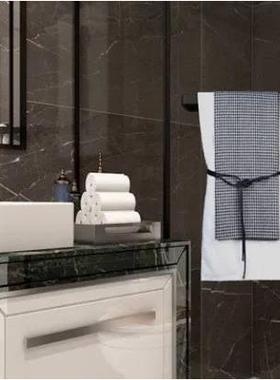 WU物兮物样板间卫生间浴室淋浴房装饰毛巾浴巾套装洗手台挂件卫浴