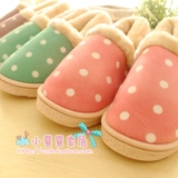 Зимние удерживающие тепло тапочки для влюбленных, туфли на платформе на каблуке подходит для мужчин и женщин