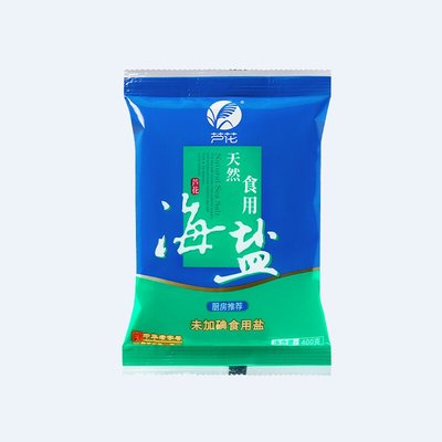 芦花海盐400g*6自然不加碘