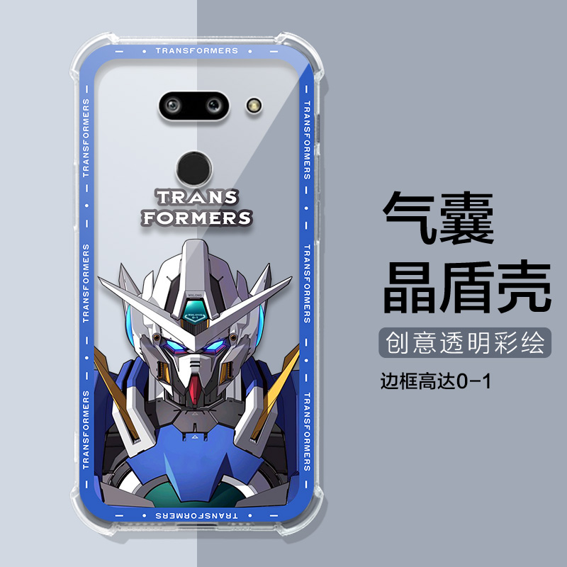 适用LG8X手机壳炫酷高达lg g8Thinq/g8s保护套LGV60/V50手机壳lg g9/velvet防摔高档网红男女气囊V40/V30软壳 - 图2