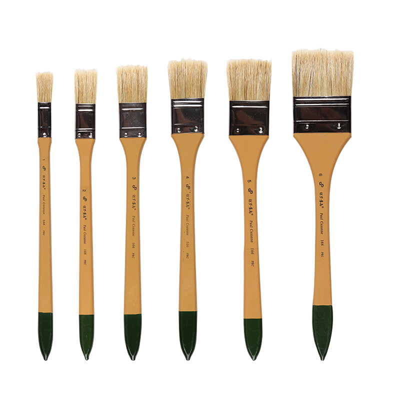 保罗塞尚板刷猪鬃水粉刷画笔刷子丙烯水彩油画笔墙绘美术画材之家,淘宝优惠券,粉丝福利购,淘宝优惠卷