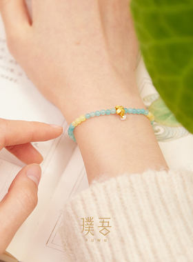 [璞吾]原创新中式天然天河石手链