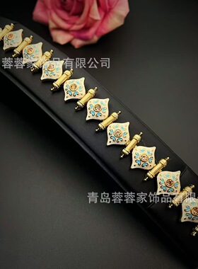 中古vintage手链轻奢高级感西洋古董重工气质欧式优雅宫廷风手链