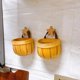 Kitchen storage basket ginger and garlic storage basket wall-mounted basket