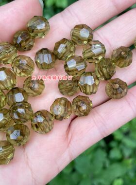 diy绿色手工复古饰品散珠