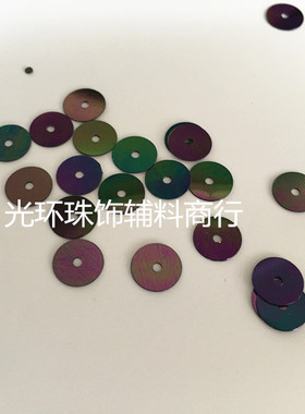 厂家直销黑色亮片进口手工材料