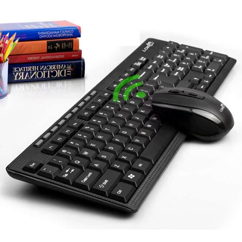 无线键盘鼠标套装笔记本无线鼠标电脑智能电视平板键鼠套装-图0