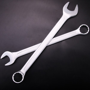 钢盾开口扳手凹筋梅花扳子汽修专用扳手单把6-32mm两用呆头板子