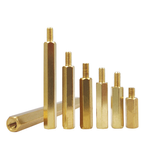 单头六角铜柱M2*2x3x4x5x6x7x8x9x10x11x12x13x14x15x16x17+3+4+5 - 图2