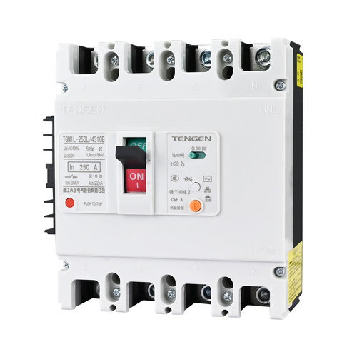 天正TGM1L-250L/4310 3N310漏电开关断路器带消防分励脱扣器200A - 图3