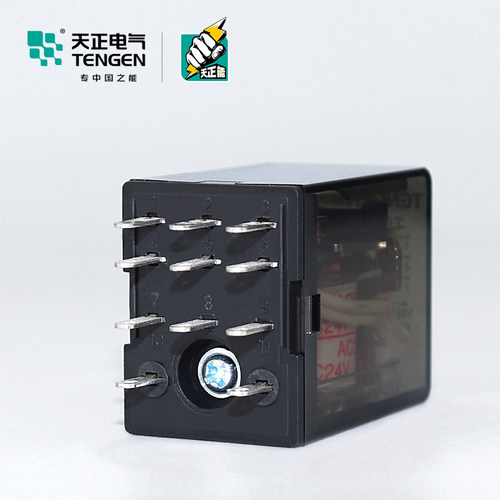 天正电气 TGJC1-53Z小型继电器HH53P 中间继电器11脚220V 24V带灯 - 图2