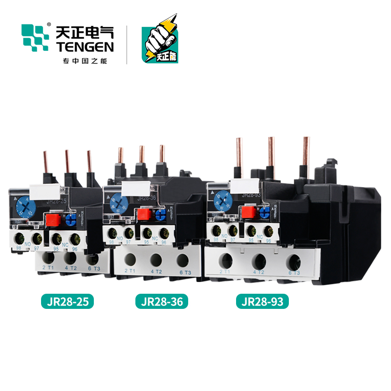 天正JR28热继电器电动机过载断相保护继电器NR2三相JRS1D-25A 380 - 图0