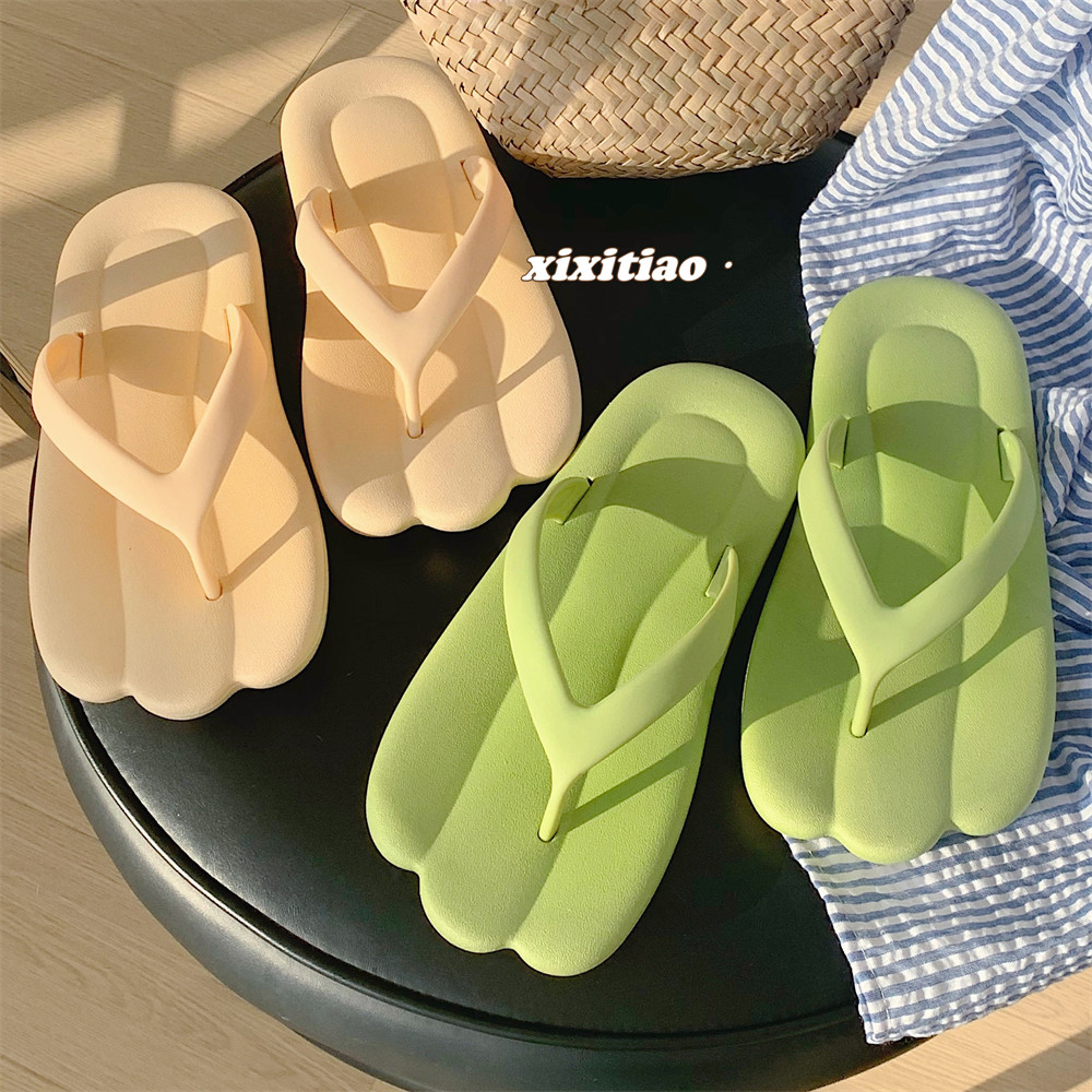 软平底防滑舒适可爱趣味鸭掌人字拖夏季休闲简约百搭夹脚凉拖鞋女,淘宝优惠券,粉丝福利购,淘宝优惠卷