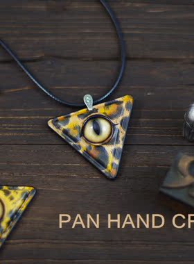 设计师豹纹人气手工制作牛皮眼球