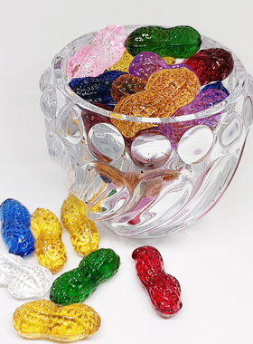 人造水晶玻璃摆件中式装饰聚财