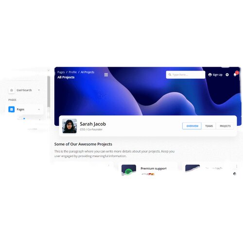 Muse - Vue Ant Design Dashboard PRO网站模板 Creative Tim - 图1