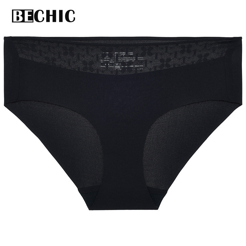 BeChic溯光中腰平角裤内裤简约女BC21CH1 - 图2
