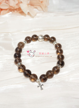 天然茶水晶手链手串送闺蜜女款气质饰品高级感简约闺蜜款礼物ins