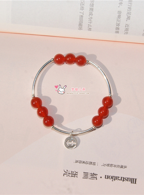 红玛瑙十二星座生日礼物蓝月光石