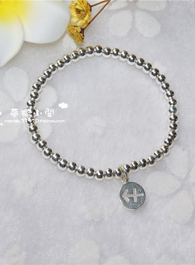 S925纯银珠转运珠十二