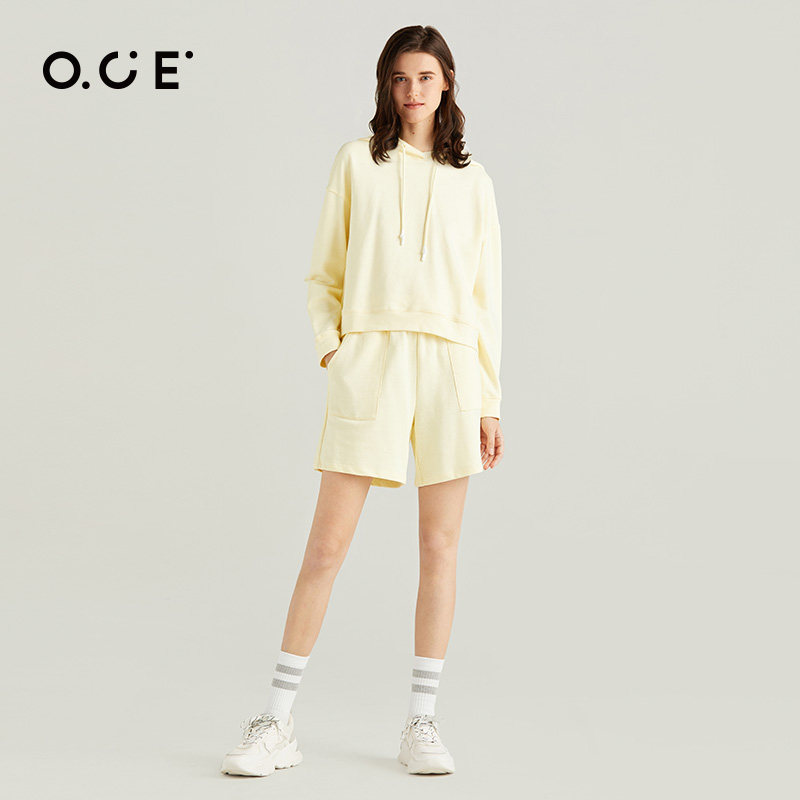 oce针织2021秋季新款百搭潮休闲裤 oce休闲裤