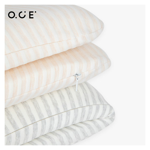 OCE儿童婴儿宝宝枕头条纹慢回弹枕头纯棉学生单人枕头1岁3岁6岁+ - 图3