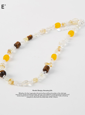 OCE金木水火土饰品2026新款质地温润水晶手链双圈项链带证书