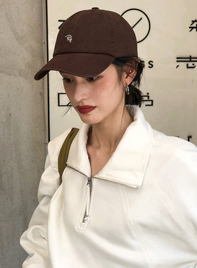 棒球帽男女百搭显脸小鸭舌帽子