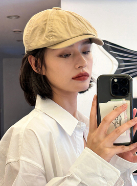 贝雷画家帽子女百搭显脸小前进帽