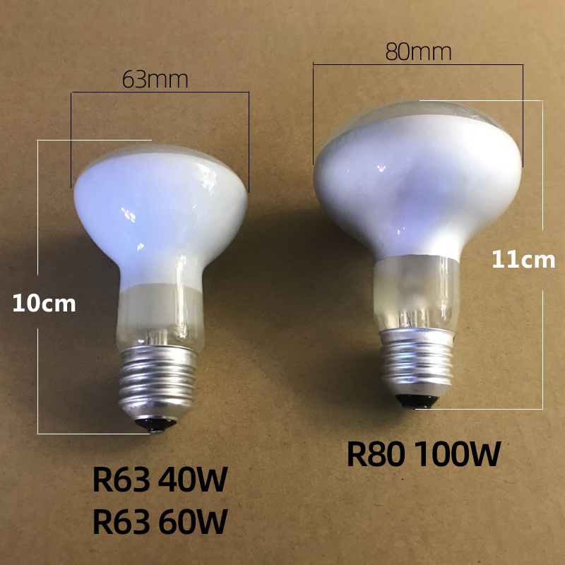 爆米花机灯泡照明保温灯泡100w加热灯 fsl浴霸照明灯泡专用60w40w - 图0